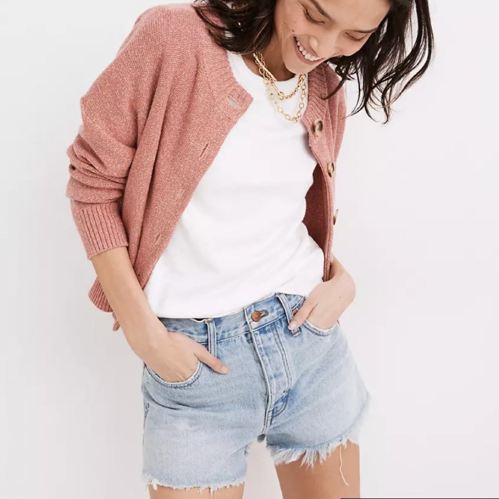 NWT Madewell Relaxed Denim Shorts